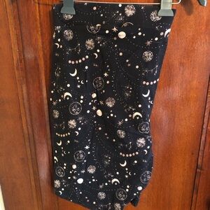 Torrid Celestial Print Black Biker Short